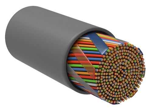 ITK Витая пара U/UTP кат.5E 25 пар 25х2х24AWG solid LSZH нг(А)-HF серый (500м) | код LC1-C5E25-121 | IEK ITK Витая пара U/UTP кат.5E 25 пар 25х2х24AWG solid LSZH нг(А)-HF серый (500м) | код LC1-C5E25-121 | IEK