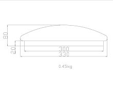 Светильник светодиодный LBS-8432 32Вт 4500К spring настенно-потолочный Ultraflash 15155