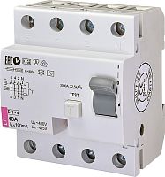 Реле дифференциальное (УЗО) EFI-4 40/0,1 тип AC (10kA) | код 002063143 | ETI