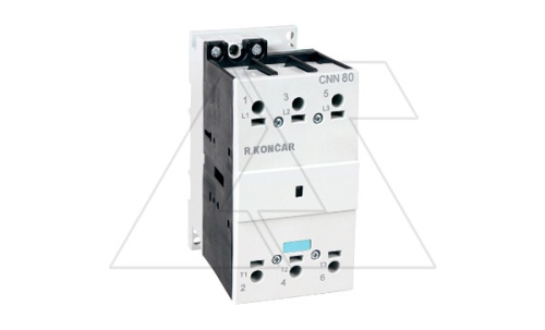 Контактор CNN 80 00 380/400V 50Hz, 3P, 80A/(95A по AC-1), 37kW(400VAC), 380/400VAC | код EAC605922 | Rade Koncar