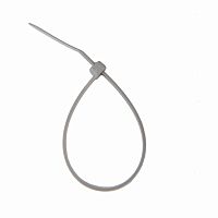 Хомут-стяжка кабельная нейлоновая REXANT 200 x3,6мм, серая, упаковка 100 шт. | код 07-0200-3 | REXANT