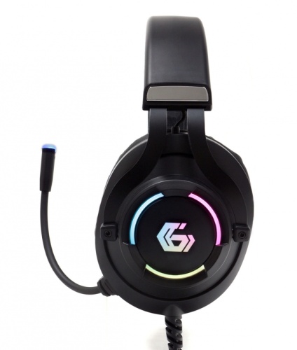 Гарнитура игровая Gembird MHS-GX10, мембр. 50 мм, подсветка, рег. гром., рег.оголовье, каб. 2,1 м | код MHS-GX10 | Gembird Гарнитура игровая Gembird MHS-GX10, мембр. 50 мм, подсветка, рег. гром., рег.оголовье, каб. 2,1 м | код MHS-GX10 | Gembird