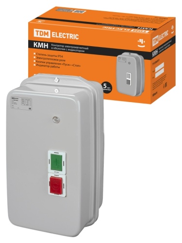 КМН48062 80А в оболочке с индикатором Ue=220В/АС3 IP54 TDM | код SQ0709-0037 | TDM КМН48062 80А в оболочке с индикатором Ue=220В/АС3 IP54 TDM | код SQ0709-0037 | TDM