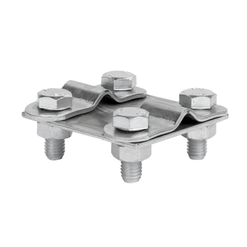 Зажим контрольный прут-прут (пластина 57х57мм) HZ PROxima | код lp-55611 | EKF