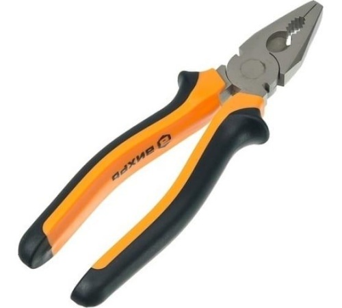 Плоскогубцы (пассатижи) 200мм двухкомпонентн. рукоятки никелир. | код. 73/6/3/8 | Вихрь Плоскогубцы (пассатижи) 200мм двухкомпонентн. рукоятки никелир. | код. 73/6/3/8 | Вихрь