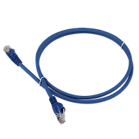 Патч-корд LANMASTER LSZH UTP кат.5e, 3.0 м, синий | код LAN-PC45/U5E-3.0-BL | LANMASTER