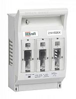 ПВР горизонтальный 160А 3ф отключение_1НО+1НЗ_навесной монтаж на шину_ПВР-102 | код 21415DEK | DEKraft