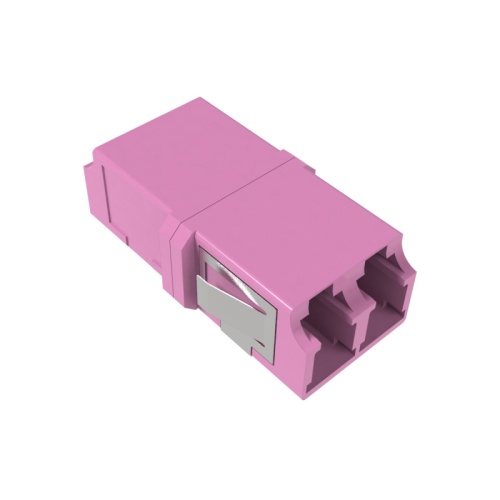 Адаптер LC/UPC-Duplex TOP, Senior/Senior, SC-footprint, OM4, пурпурный | код RNFA54DLC | DKC