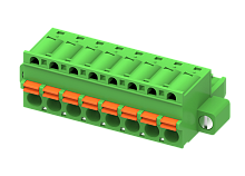 MC-RJ5.08H12P-K-0001 Штекерный разъем шан 5.08, 12 конт, зелен, шт | код MC-RJ5.08H12P-K-0001 | SUPU