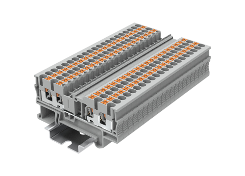 TP2.5-4-RD Клемма на DIN-рейку 2.5 мм2 Push-in 4 конт. проходн. красн., шт | код TP2.5-4-RD | SUPU TP2.5-4-RD Клемма на DIN-рейку 2.5 мм2 Push-in 4 конт. проходн. красн., шт | код TP2.5-4-RD | SUPU
