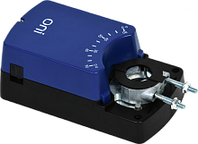 Привод заслонки 40Нм 24В AC/DC регулируемый 0-10В/4-20А без возвратной пружины с дополнительным переключателем ONI | код ODA-40-M-024-N-A | ONI