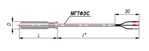 Термопреобразователь сопротивления ДТС314-РТ100.В4.160/1,5.ЕХI-Т6 | код 144864 | ОВЕН