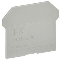 Заглушка ARMAFIX для CTS 2.5/4кв.мм сер. | код YCT10-00-K03-002-ZGL | IEK