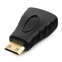 Переходник HDMI <-> miniHDMI Cablexpert A-HDMI-FC, 19F/19M, золотые разъемы, пакет | код A-HDMI-FC | Cablexpert