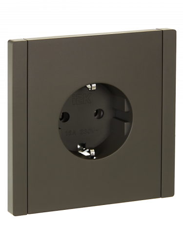 FORTE&PIANO Роз. с з/к без з/ш б/к 16А FP314 сер. IEK | код FP-R11-16-1-K03 | IEK