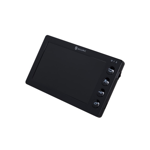 Цветной монитор видеодомофона 7 формата AHD, с детектором движения, функцией фото- и видеозаписи. Цвет черный (модель AC-335) | код 45-0335 | SECURIC