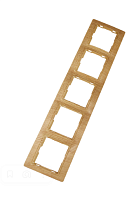 Рамка 5 постовая горизонтальная ЭКО (сосна) Таймыр TDM | код SQ1814-0232 | TDM