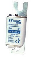 Предохранитель S000UQU/80/10A/690V aR (50kA) | код 004331004 | ETI