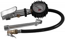 AG010038S Манометр для контроля давления и подкачки шин с насадкой-удлинителем для г/а, шланг 300 мм | код AG010038S | JONNESWAY