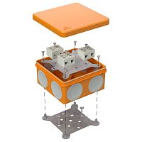 Коробка огнестойкая для о/п двухкомпонентная 60-0300-FR10.0-6 Е15-Е120 RAL2004 100х100х50 (14 шт/кор) Промрукав | код 60-0300-FR10.0-6 | ПРОМРУКАВ