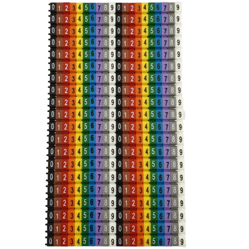 KCG 3 Маркировка кабеля (4,0…6,0 мм.кв.) (0-9. 0.0.0.1.1.1.2.2.2.3) (Упак 400шт.) | код 9996-3 | ONKA