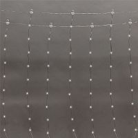 Гирлянда Светодиодный дождь из росы 3х3м, белый, USB + пульт управления, с крючками для крепления NEON-NIGHT | код 315-885 | NEON-NIGHT