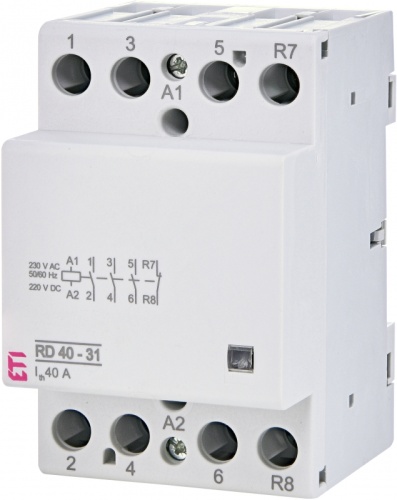 Контактор RD 40-31 (230V AC/DC) (AC1) | код 002464020 | ETI Контактор RD 40-31 (230V AC/DC) (AC1) | код 002464020 | ETI