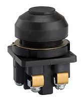 Выключатель кнопочный КЕ-081 У2 исп.3, черный, 2р, цилиндр, IP54, 10А, 660В (ЭТ) | код ET502378 | Электротехник