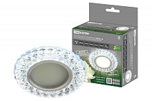 Светильник встраиваемый СВ 03-13 MR16 50Вт G5.3 LED подсветка 3 Вт зеркальный/хром TDM | код SQ0359-0143 | TDM