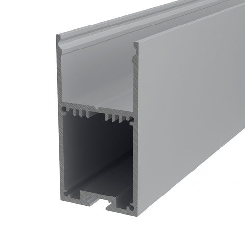 Профиль алюминиевый накладной 35х67 мм 2 м (заказывать отдельно рассеиватель 146-252, заглушки 146-208-1) REXANT | код 146-208 | REXANT