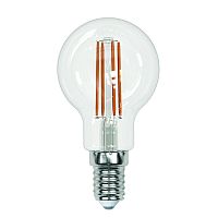Лампа светодиодная LED-G45-13W/4000K/E14/CL PLS02WH . Форма шар, прозрачная. Sky. (4000К). Картон. | код UL-00005906 | Uniel