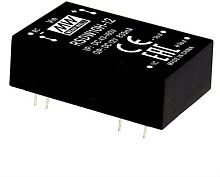 Источник питания DC-DC, 10Вт, вход 43…160В, выход 12В/835мА, изоляция 3000В DC, DIP24 31.8х20.3х12.7мм, -40...+85С | код RSDW10H-12 | MeanWell