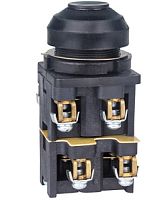 Выключатель кнопочный КЕ-082 У2 исп.5, черный, 4р, цилиндр, IP54, 10А, 660В (ЭТ) | код ET529359 | Электротехник