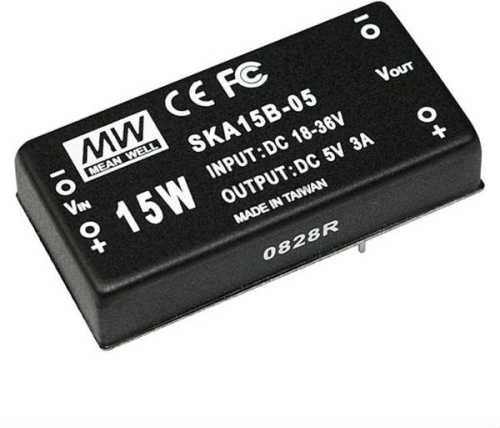 Источник питания DC-DC, 15Вт, вход 9…18В, стабил. выход 12В/125…1250мА, изоляция 1000В DC, 50.8х25.4х11.27мм., -25С…+71С | код SKA15A-12 | MeanWell Источник питания DC-DC, 15Вт, вход 9…18В, стабил. выход 12В/125…1250мА, изоляция 1000В DC, 50.8х25.4х11.27мм., -25С…+71С | код SKA15A-12 | MeanWell