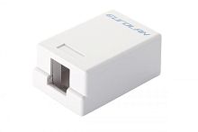 Коробка настенная 1-порт. бел. Eurolan 12B-00-01WT