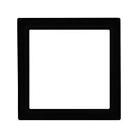 Декоративная вставка для рамок из натуральных материалов Avanti черная, 1 пост (2 мод.) | код 4402822D | DKC