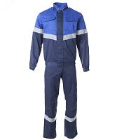 Костюм летний ОРИОН, цвет синий с васильком, ткань Твил 88-92,182-188 | код 124932 | Эталон-Спецодежда