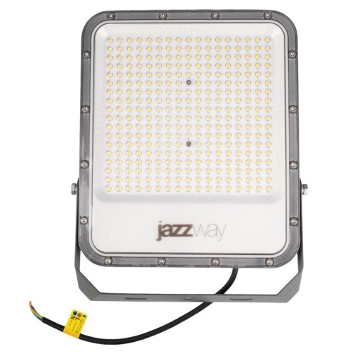 Прожектор светодиодный ДО-200 Вт 22000 Лм 6500К IP65 200-240 В LED угол светораспределения 80° -40... +50°С литой алюминий с антикоррозийным покрытием линзовый модуль | Код. 5036451 | JazzWay