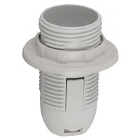 Патрон E14 с кольцом пластик бел. Эра Б0043746 ( упак.10 шт.)