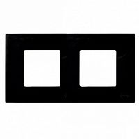 Рамка 2 поста 27 PLAY, черный | код. 2700627-071 | Simon