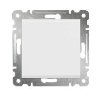 Переключатель проходной 1-кл. СП Karea 10А IP20 механизм бел. Makel 57001005