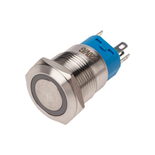 Кнопка антивандальная 19 250В Фикс (5с) ON-OFF/OFF-ON подсв/зеленая REXANT | код 36-3443 | REXANT Кнопка антивандальная 19 250В Фикс (5с) ON-OFF/OFF-ON подсв/зеленая REXANT | код 36-3443 | REXANT