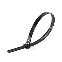 Стяжки нейлоновые КСР 7.5х250 (ч) (100шт.) | код 80145 | Fortisflex