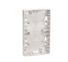 Коробка наружной установки на 2 поста, 89х158х27 mm, S82, графит | код 82760-38 | Simon