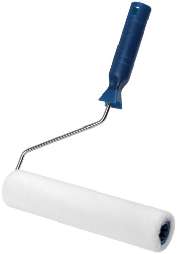 Валик велюровый диаметр 40/48мм бюгель 6мм ворс 4мм бел. 230мм бел. FIT 02134