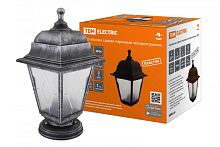 Светильник садово-парковый НТУ 04-60-001 четырехгр., напольный, пластик, расс.пластик, серебро TDM | код SQ0330-0798 | TDM