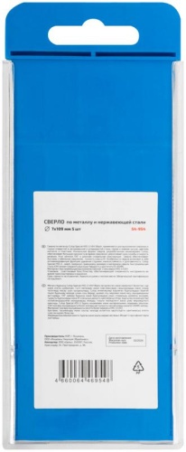 Сверло по металлу Special, HSS-G, 7x109/62 мм, 5 шт. | код 54-954 | FIT фото 4