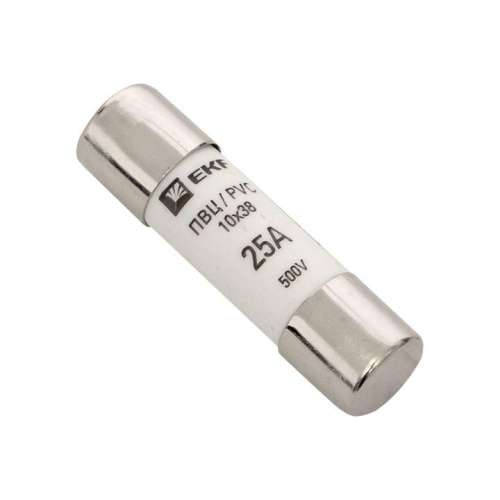 Плавкая вставка цилиндрическая ПВЦ (10х38) 25А PROxima | код pvc-10x38-25 | EKF Плавкая вставка цилиндрическая ПВЦ (10х38) 25А PROxima | код pvc-10x38-25 | EKF