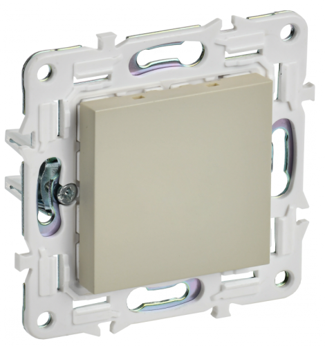 SKANDY Заглушка с суппортом SK-C01B беж. IEK | код SK-PL10-K10 | IEK