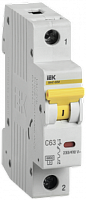 Выключатель автоматический модульный 1п C 63А 6кА ВА47-60M | код MVA31-1-063-C | IEK